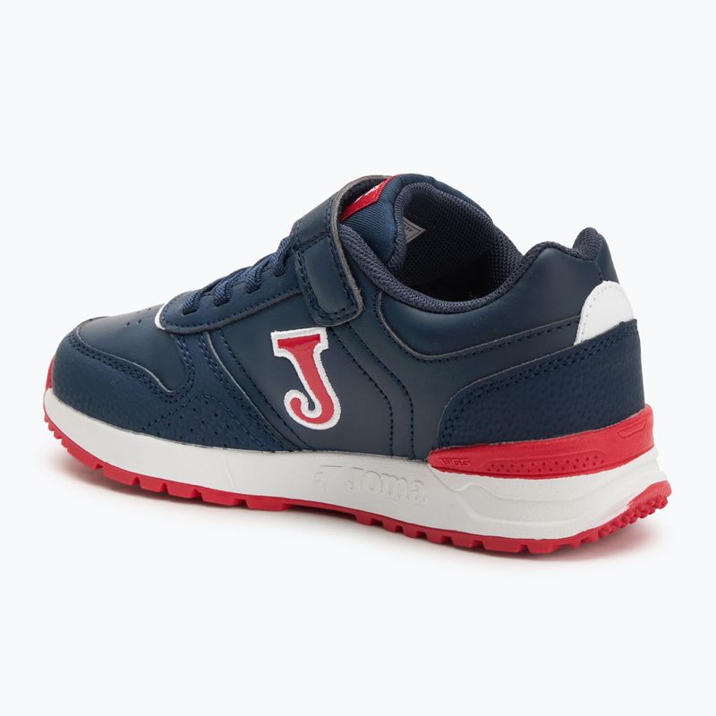Joma Tornado children's shoes navy blue/red 3