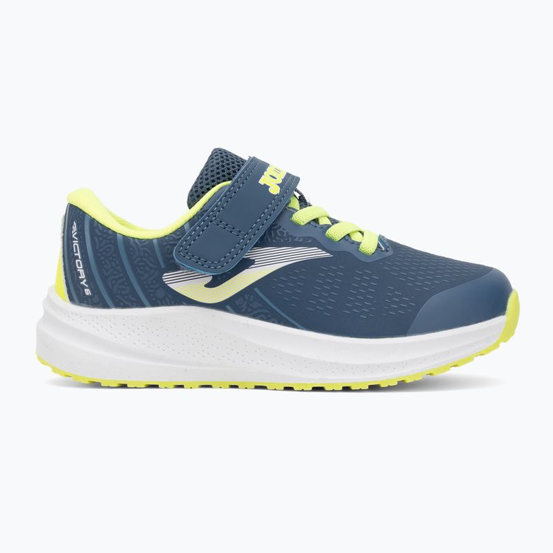 Children's running shoes Joma Victory Jr navy blue / yellow 2