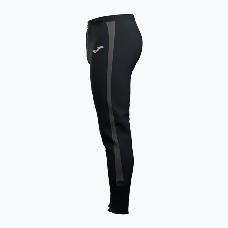 Men's Joma Challenge tennis trousers black/dark grey 3