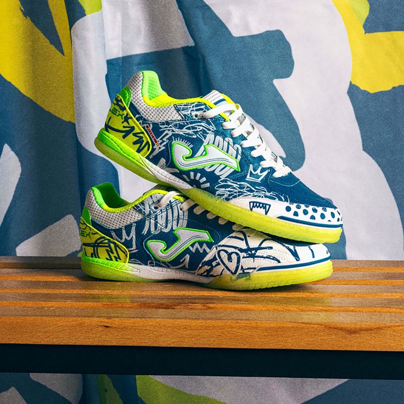 Men's football boots Joma Top Flex IN royal blue/pito 9