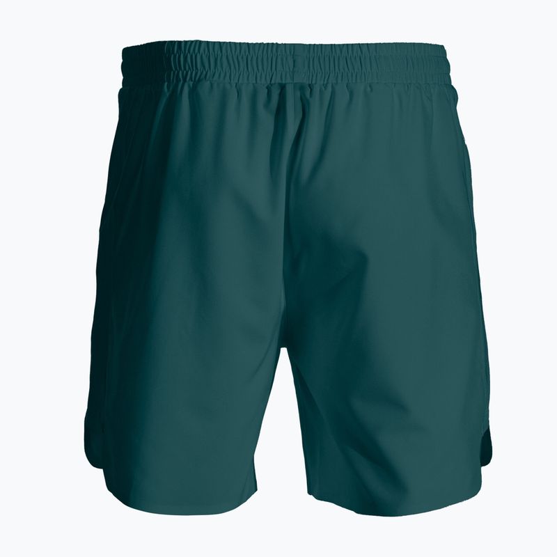 Men's tennis shorts Joma Challenge green turquoise 2