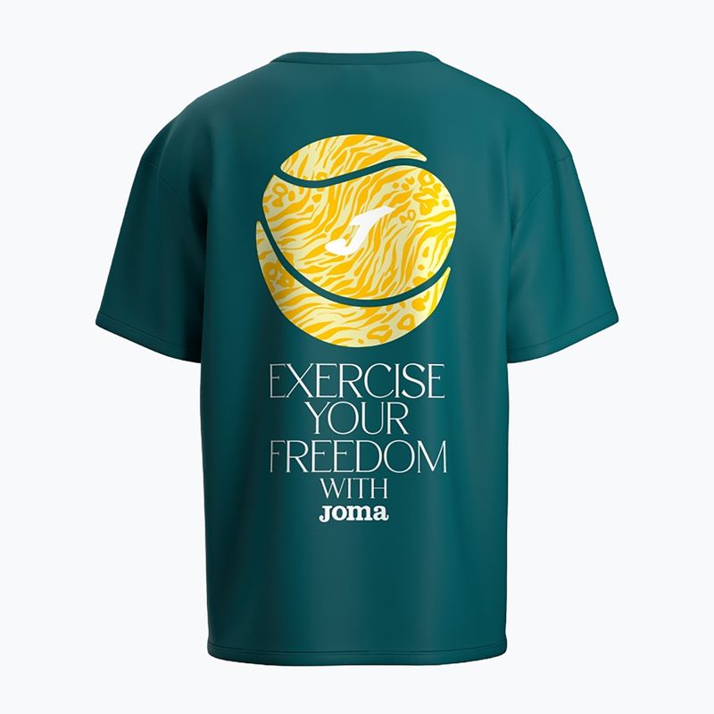 Men's tennis shirt Joma Challenge 104626.346 royal blue 2