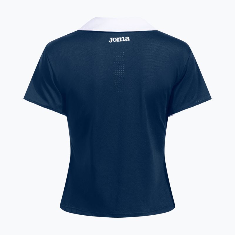 Women's tennis polo shirt Joma Torneo Polo W blue 2