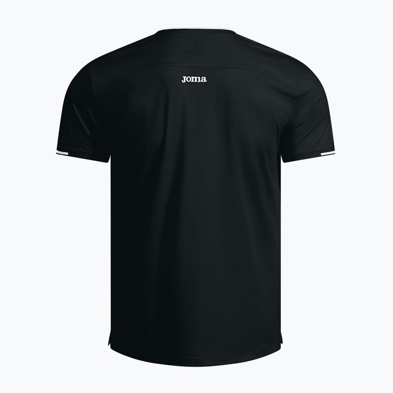 Men's tennis shirt Joma Torneo black 3