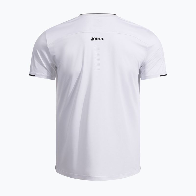 Men's tennis shirt Joma Torneo white 2