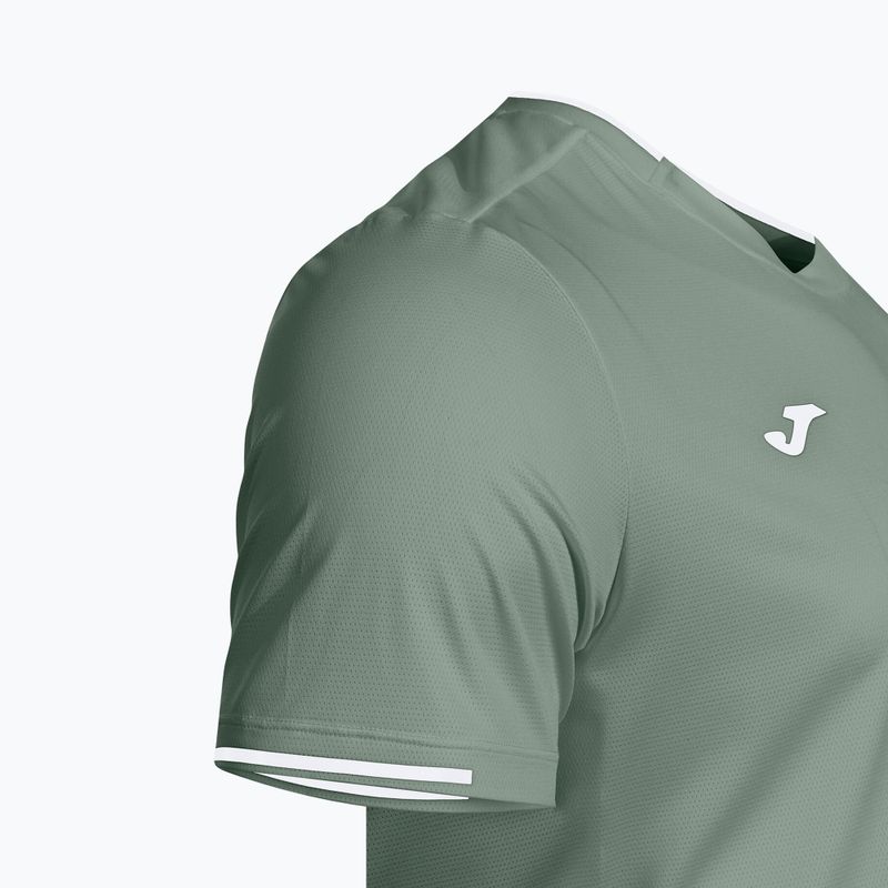 Men's tennis shirt Joma Torneo green 6