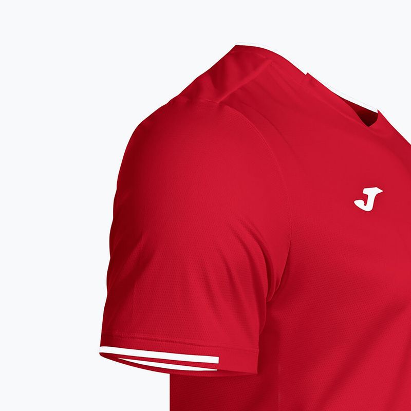 Men's tennis shirt Joma Torneo red 4