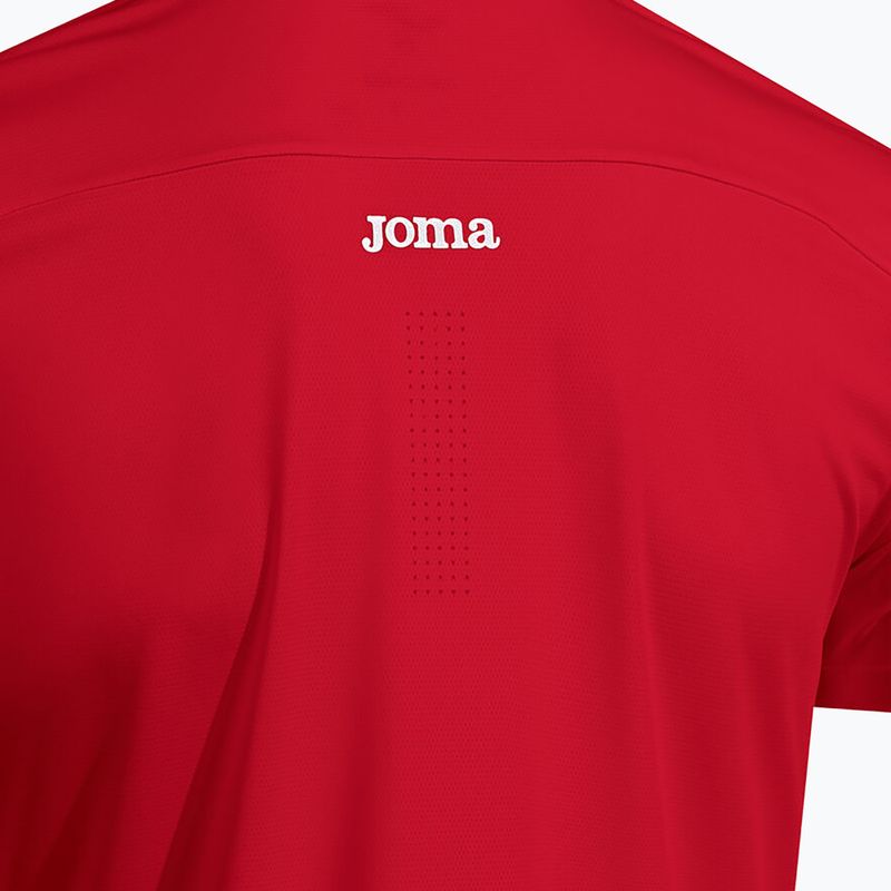 Men's tennis shirt Joma Torneo red 5