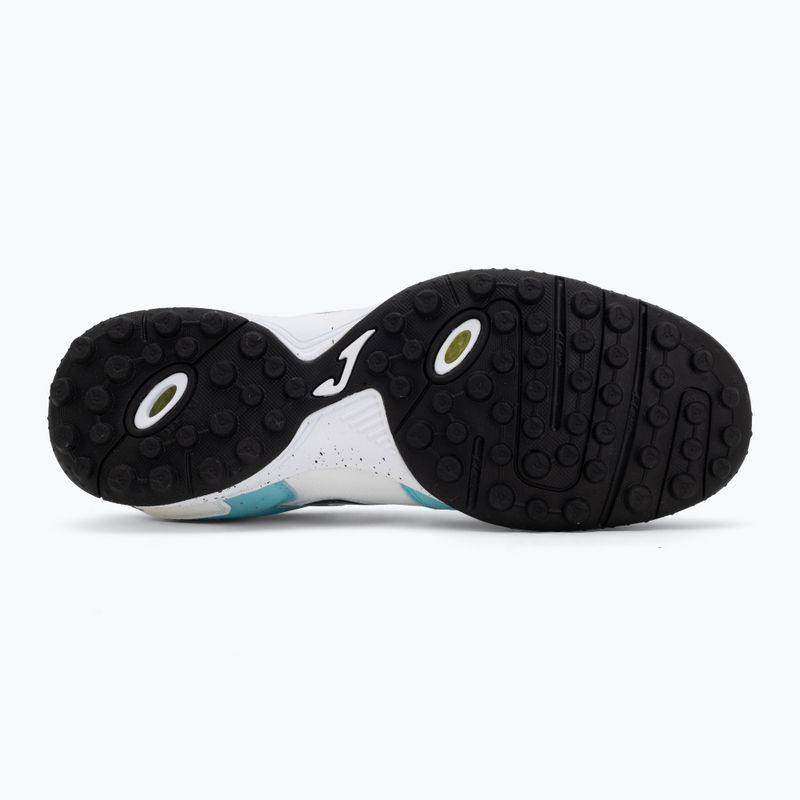 Men's football boots Joma Top Flex 2642 TF fluor turquoise/white 4