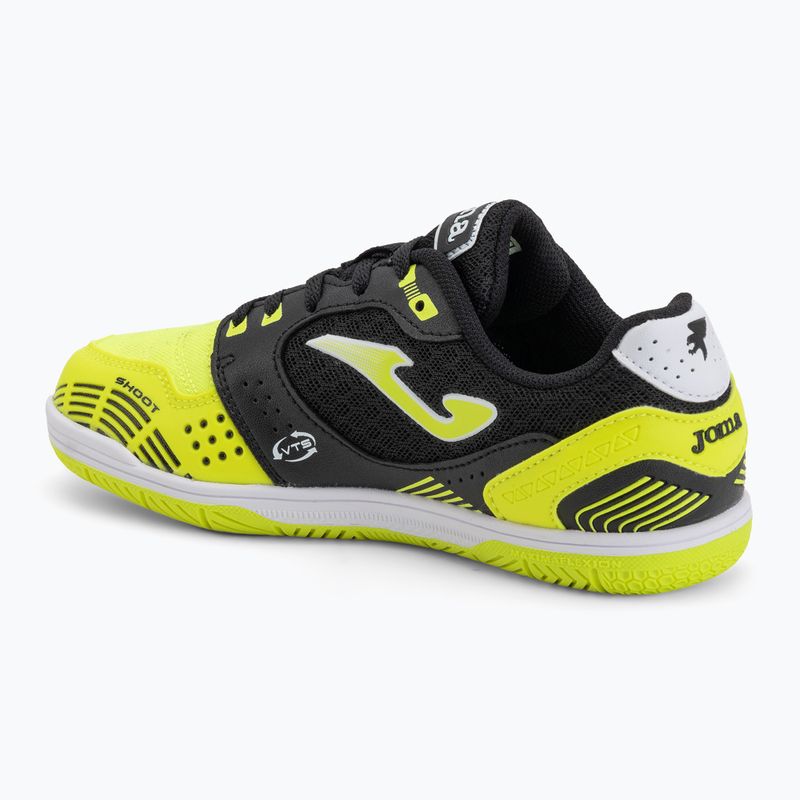 Children's football boots Joma Sala Max Jr IN fluor yellow 3