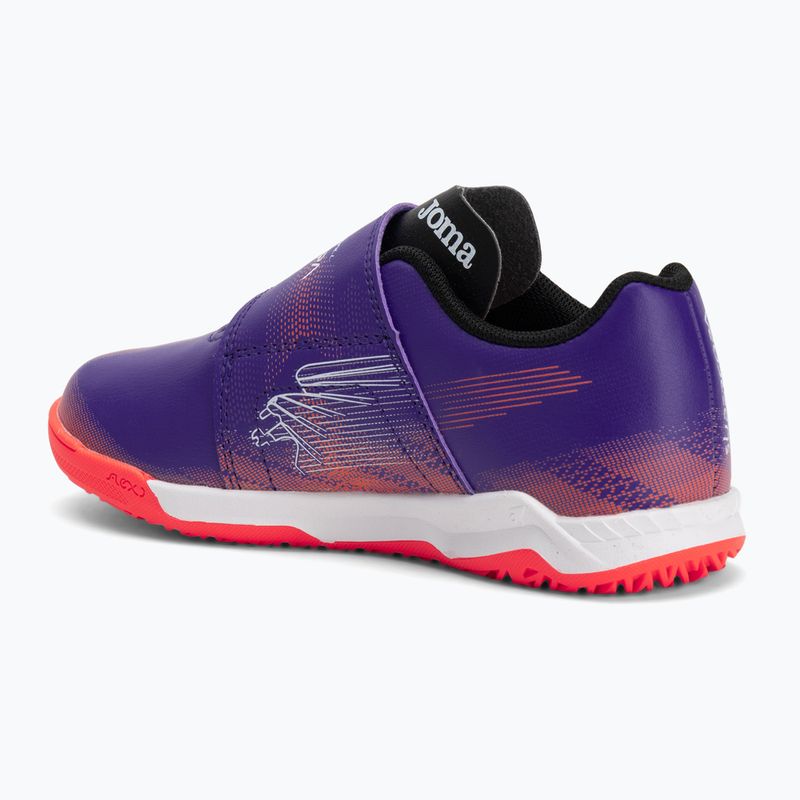 Children's football boots Joma Supercopa Jr IN purple 3