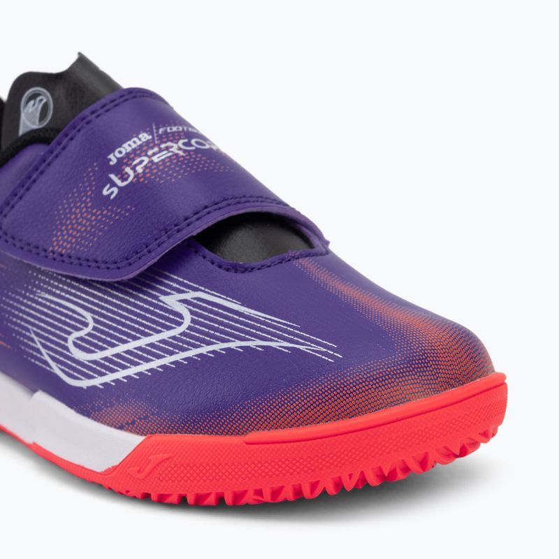 Children's football boots Joma Supercopa Jr IN purple 7