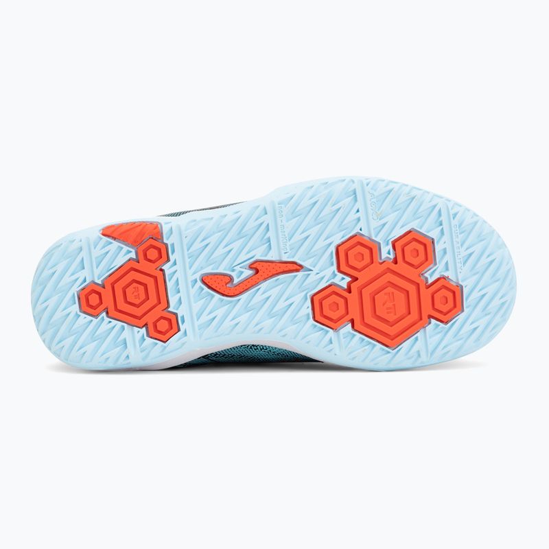 Children's football boots Joma Supercopa Jr IN black 4