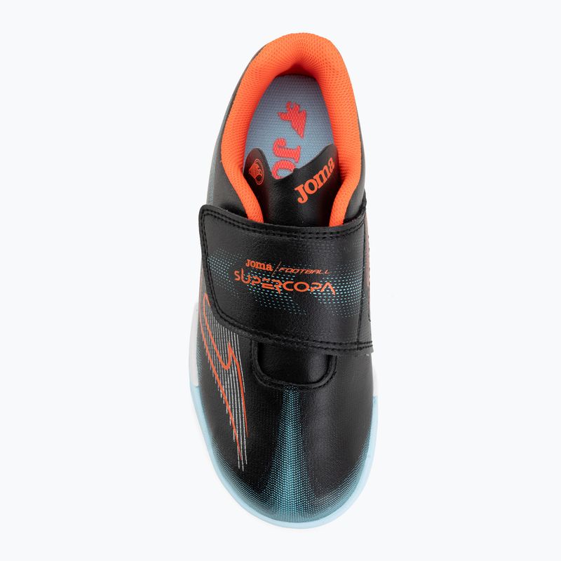 Children's football boots Joma Supercopa Jr IN black 5