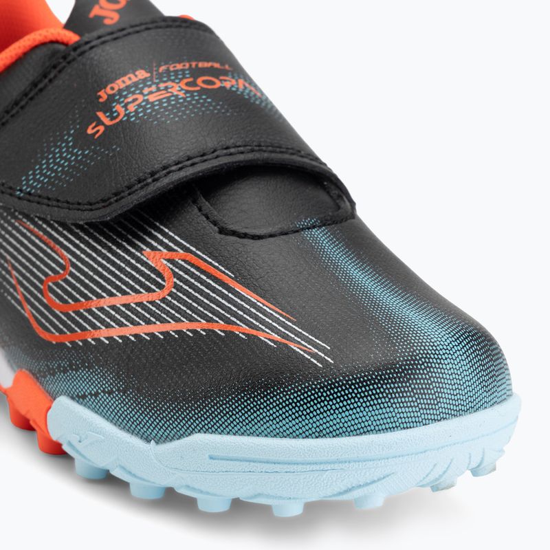 Children's football boots Joma Supercopa Jr TF black 7