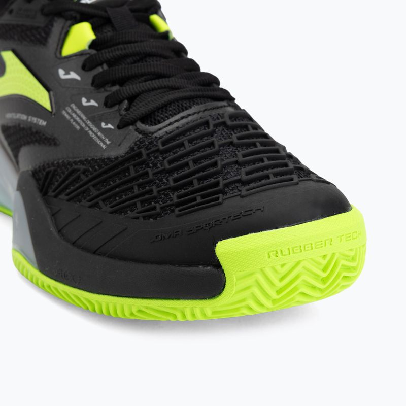 Men's tennis shoes Joma Roland C black/fluor yellow 7