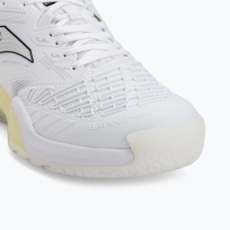 Men's tennis shoes Joma Roland AC white yellow 7