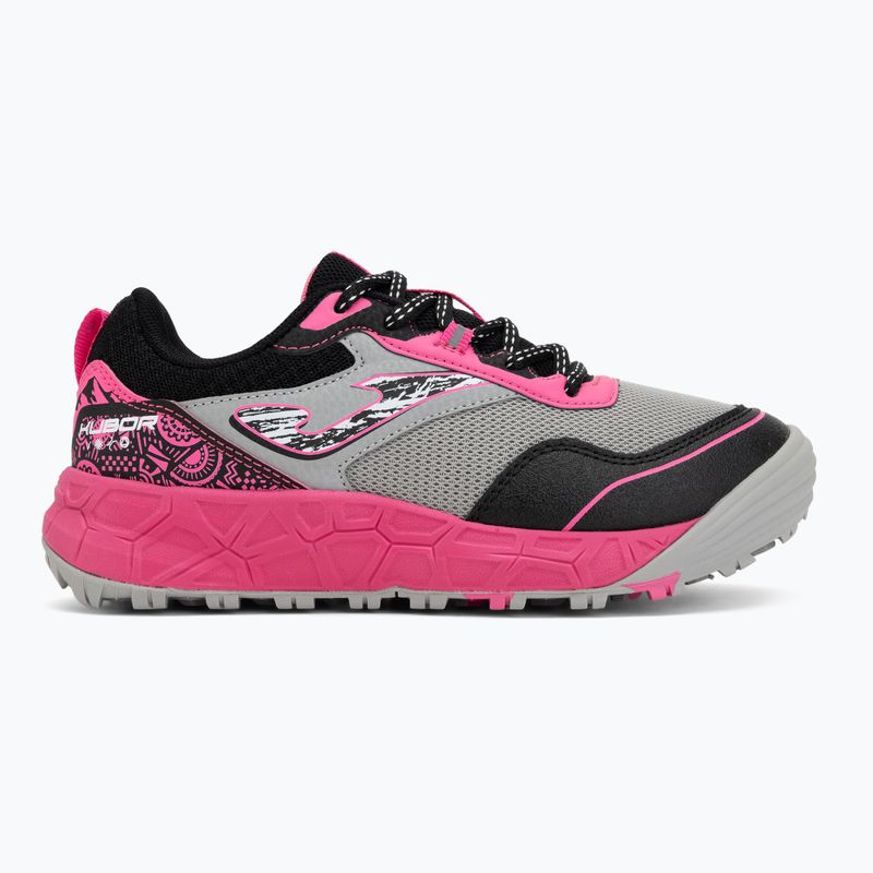 Children's running shoes Joma Kubor Jr gray/fuchsia 2