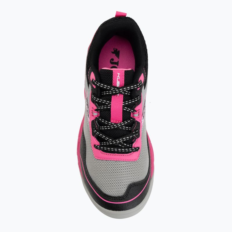Children's running shoes Joma Kubor Jr gray/fuchsia 5