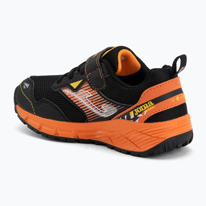 Children's running shoes Joma Tundra Jr black/orange 3