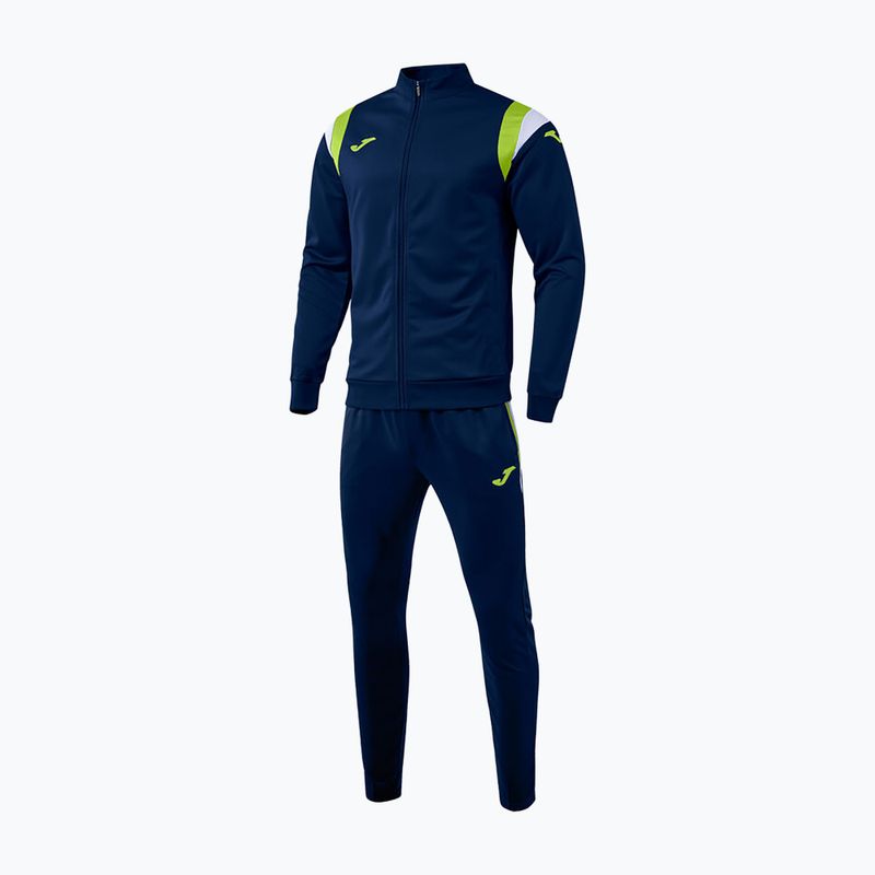 Men's tracksuit Joma Terra dark navy/lime 3