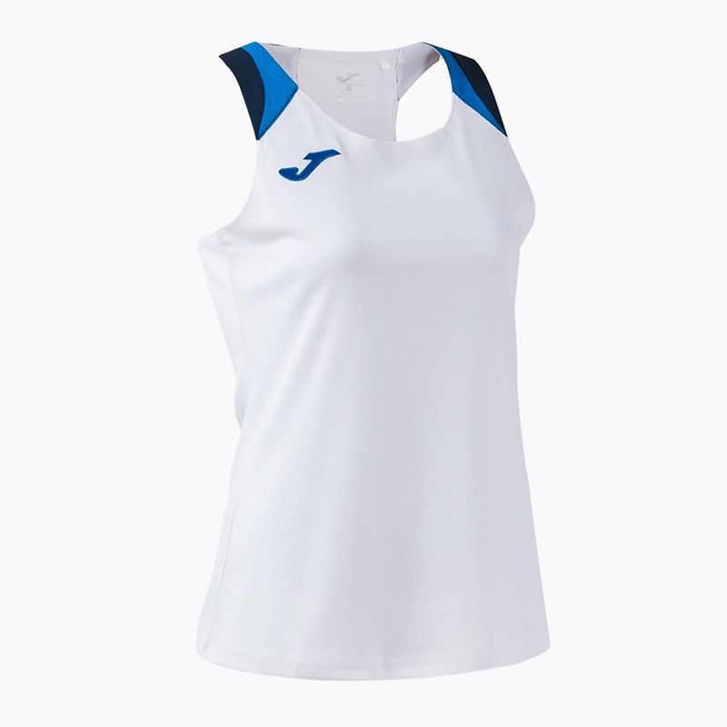 Women's tennis T-shirt Joma Terra Tank Top white/royal 3
