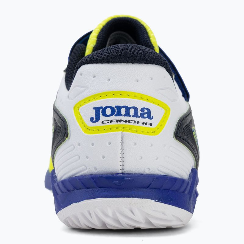 Children's football boots Joma Cancha Jr IN fluor yellow 6