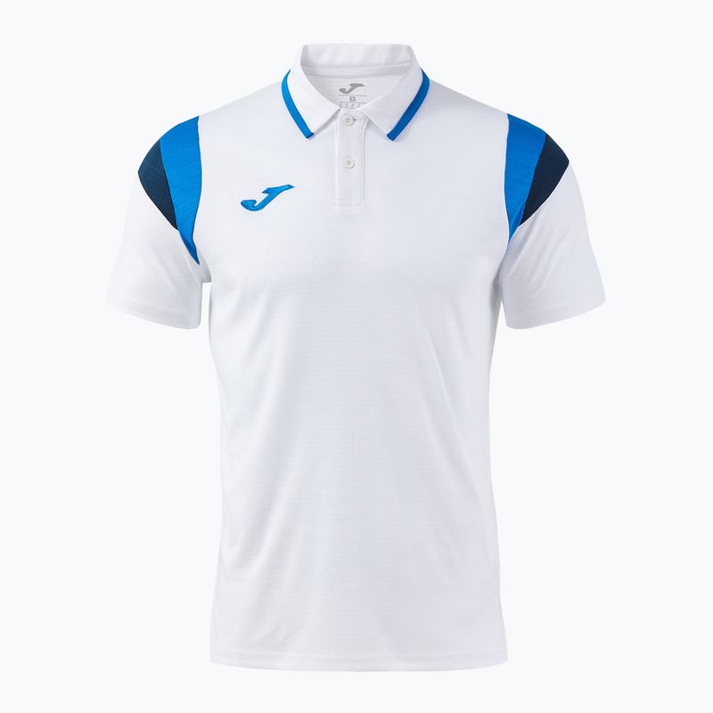 Men's tennis T-shirt Joma Terra Polo white/royal