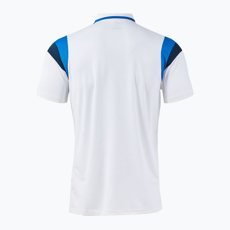 Men's tennis T-shirt Joma Terra Polo white/royal 2