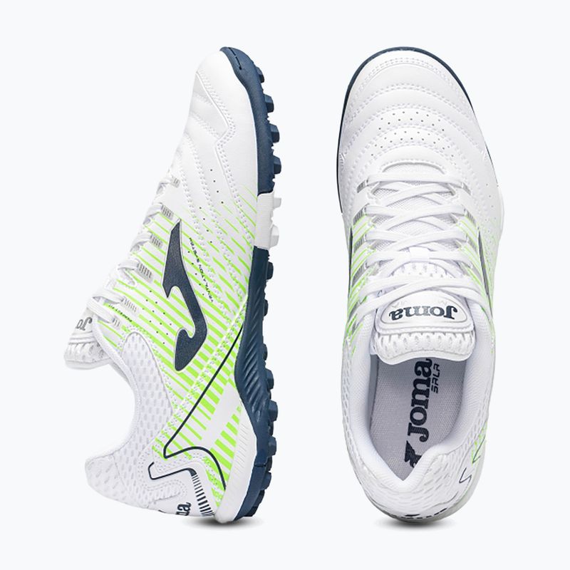 Men's football boots Joma Maxima TF white 4
