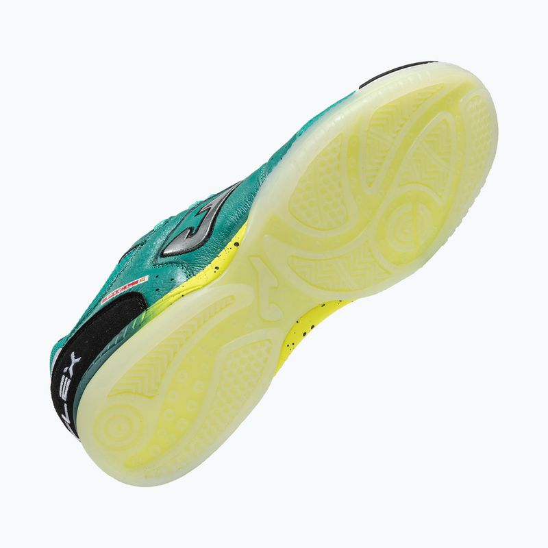 Men's football boots Joma Top Flex Indoor turquoise 3
