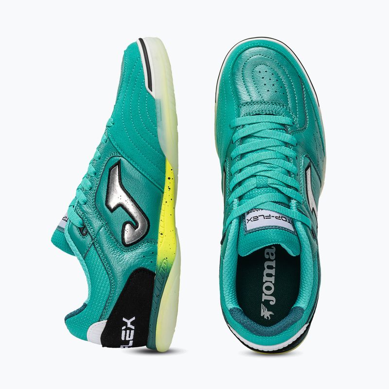Men's football boots Joma Top Flex Indoor turquoise 4