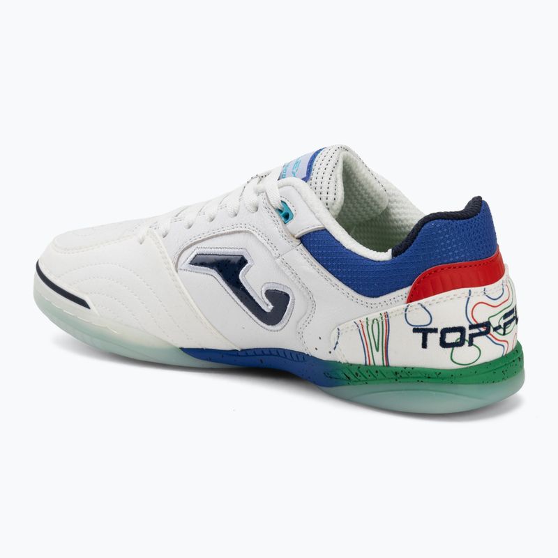 Men's football boots Joma Top Flex Indoor white 3