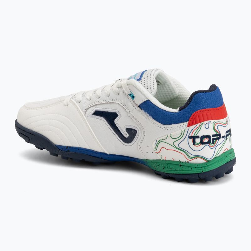 Men's football boots Joma Top Flex TF white 3