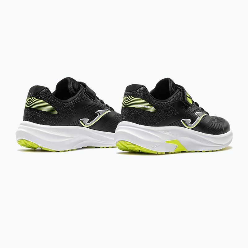 Children's running shoes Joma Speed Jr black/green 3