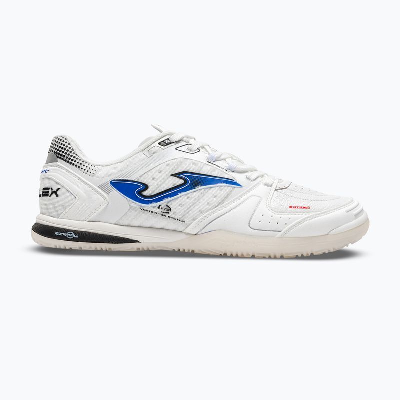 Men's football boots Joma Top Flex Ultralight Indoor white/royal blue