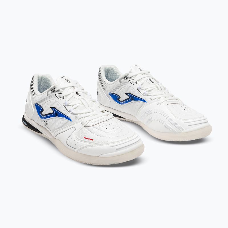 Men's football boots Joma Top Flex Ultralight Indoor white/royal blue 2