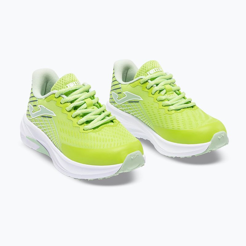 Children's running shoes Joma Supercross Jr fluor green 2