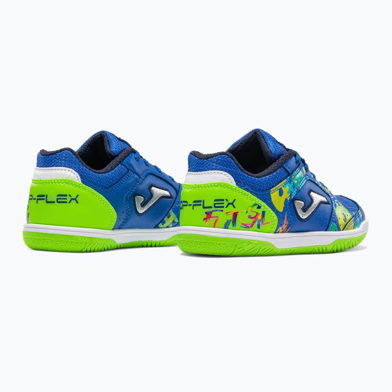 Children's football boots Joma Top Flex Jr TF royal blue 3
