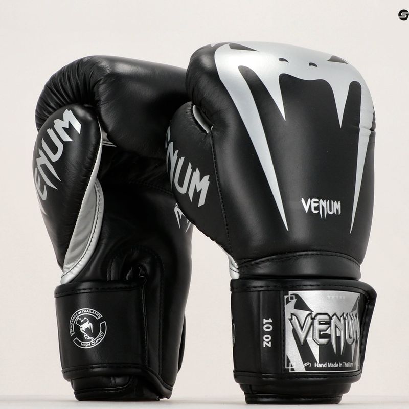 Venum Giant 3.0 black and silver boxing gloves 2055-128 11