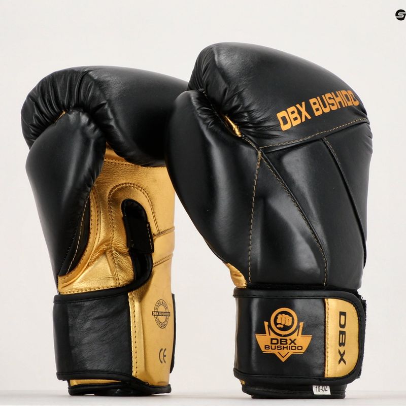 DBX BUSHIDO natural leather boxing gloves black B-2v14 16