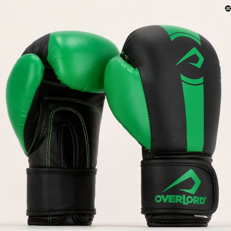 Overlord Boxer gloves black-green 100003-GR 9