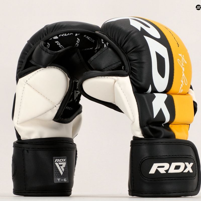 RDX Grappling Glove REX T6 Plus yellow 15