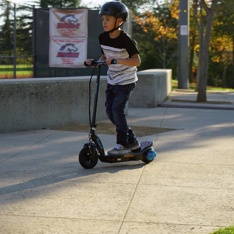 Razor E100 Powercore children's electric scooter black and navy blue 13173843 4