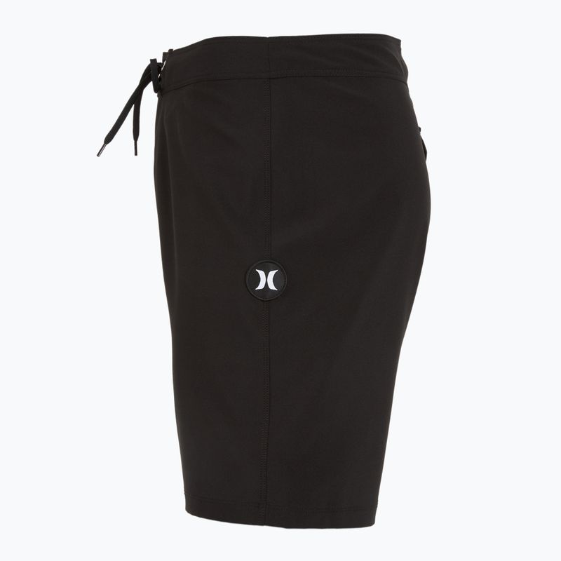 Hurley Block Party 18" black men's swim shorts 3