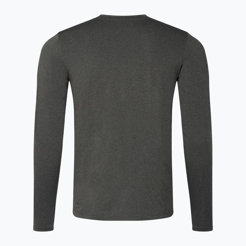 Hurley men's H2O-Dri Easton black heather longsleeve 2