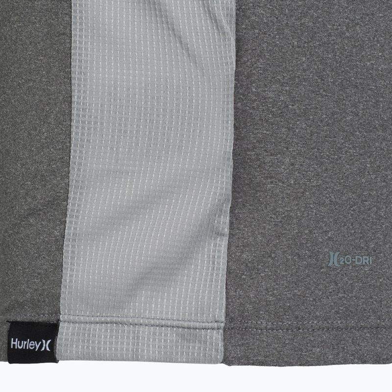 Hurley men's H2O-Dri Easton ion grey heather longsleeve 4