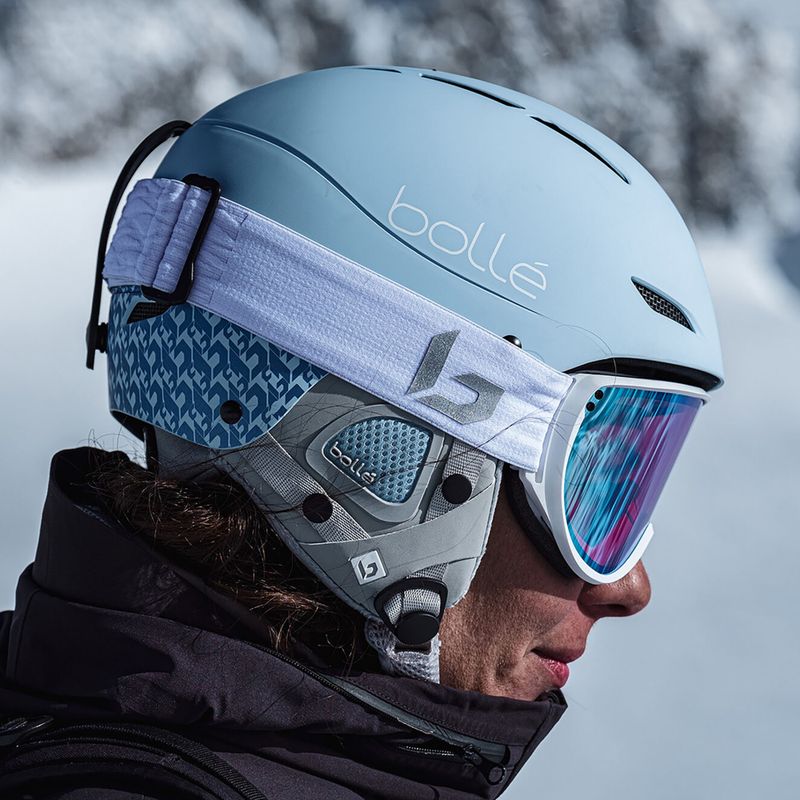 Bollé Juliet powder/blue matte ski helmet 6