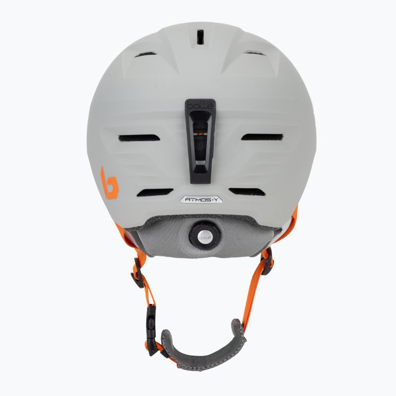 Children's ski helmet Bollé Atmos Youth grey/orange matte 4