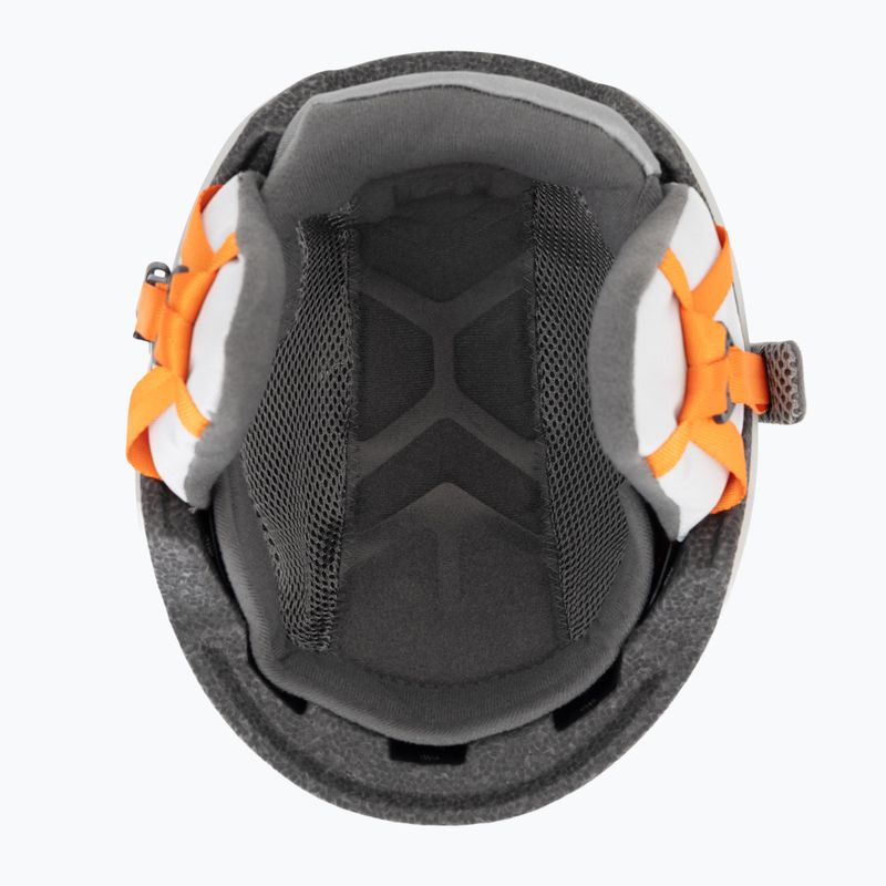 Children's ski helmet Bollé Atmos Youth grey/orange matte 5